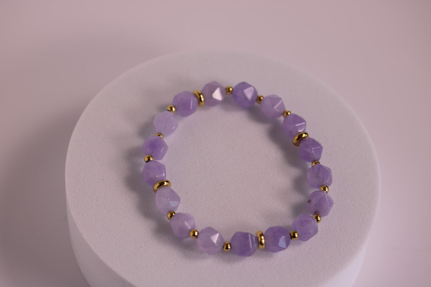 Lavender Tides Bead Bracelet