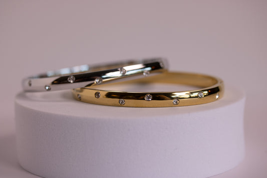 Ann Bangle in Silver + Gold