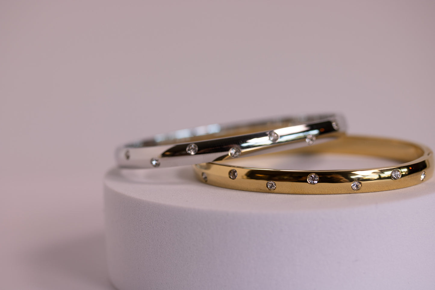 Ann Bangle in Silver + Gold