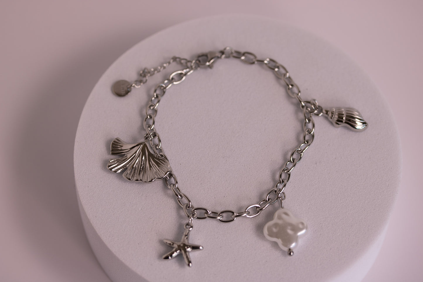 Seabreeze Silver Charm Bracelet