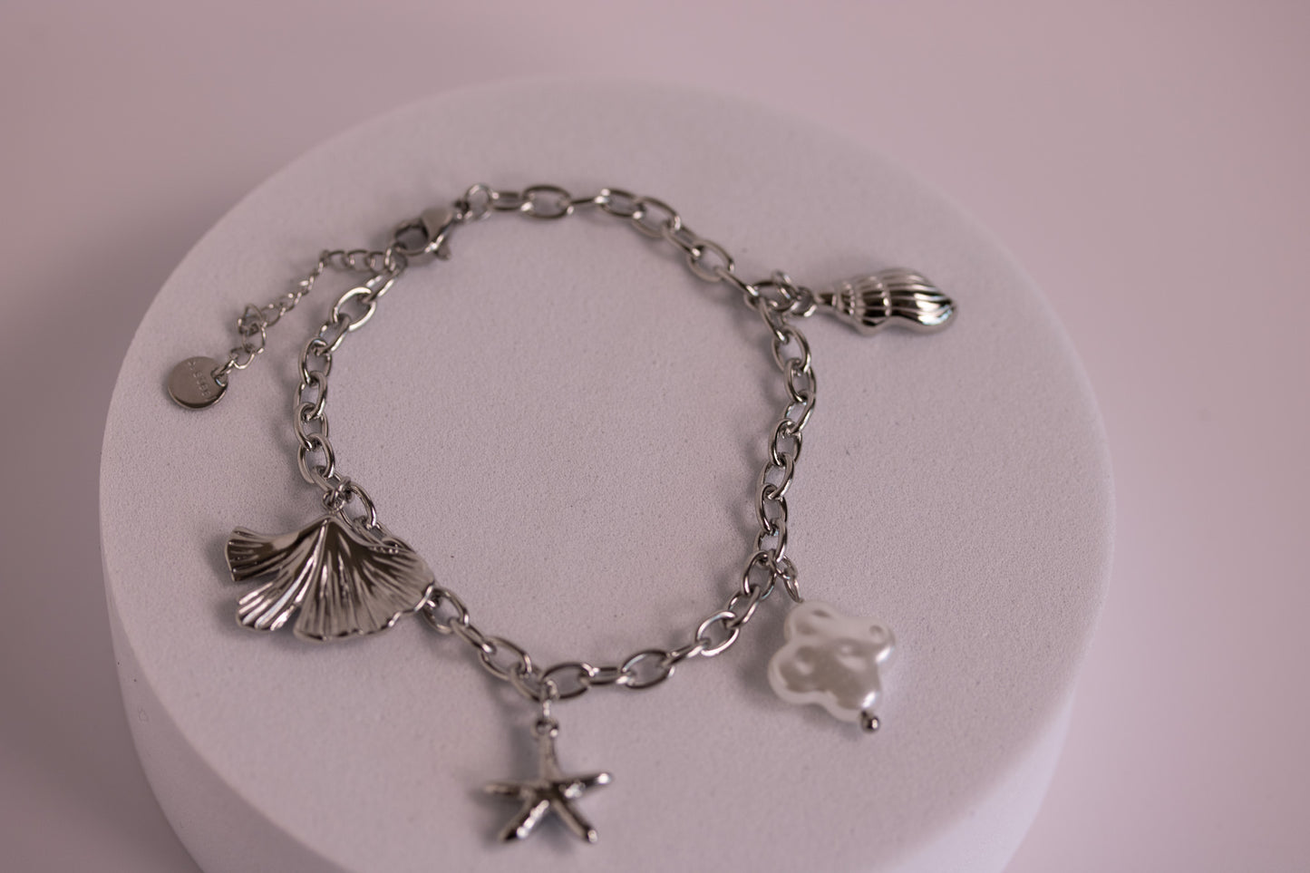 Seabreeze Silver Charm Bracelet