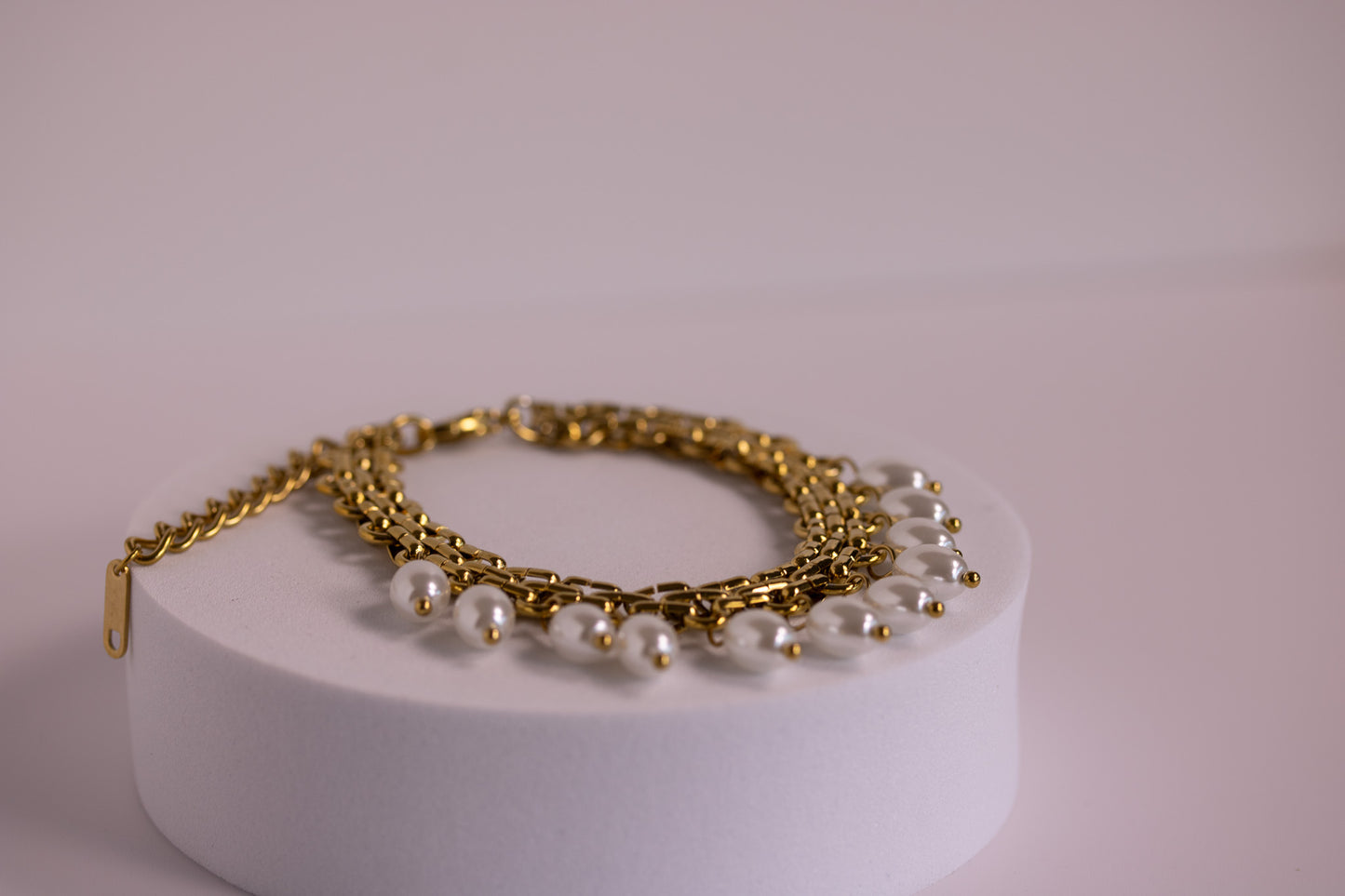 Pearl Fringe Bracelet