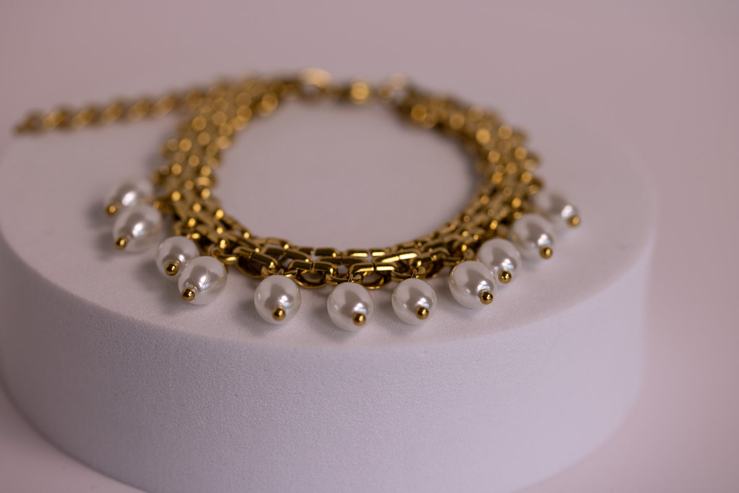 Pearl Fringe Bracelet