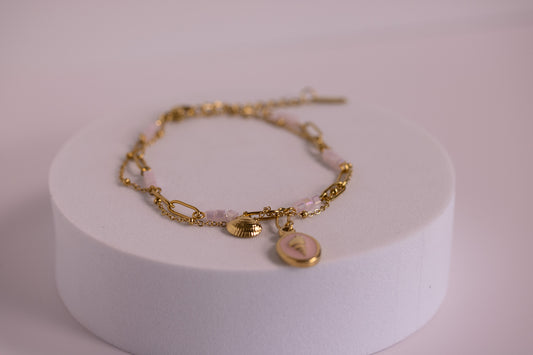 The Seashell Link Charm Bracelet