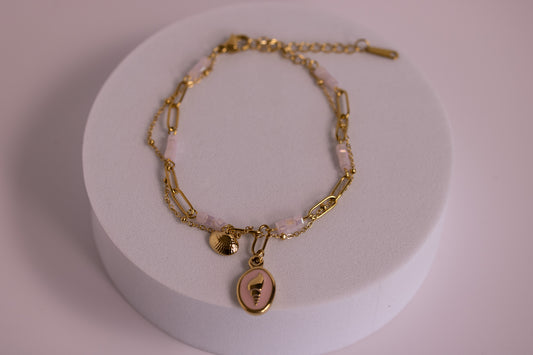 The Seashell Link Charm Bracelet