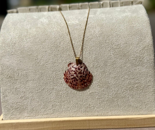 The Simple Cable Necklace - Calico Seashell Edition