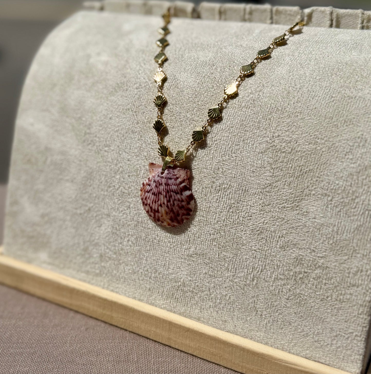 The Maris Necklace - Sunburst Seashell Edition