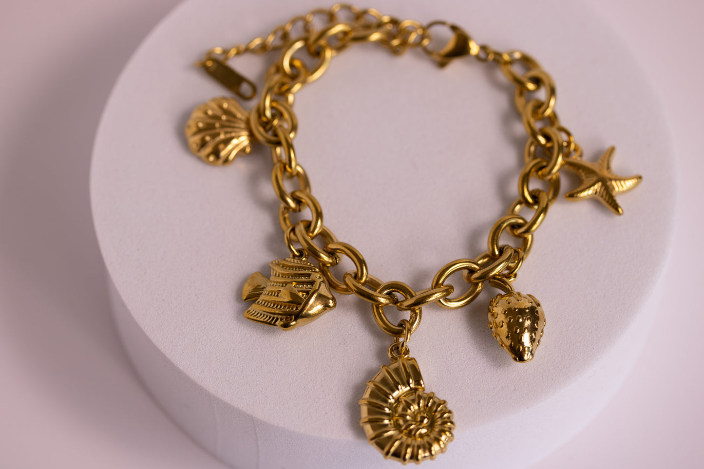 Golden Tides Charm Bracelet