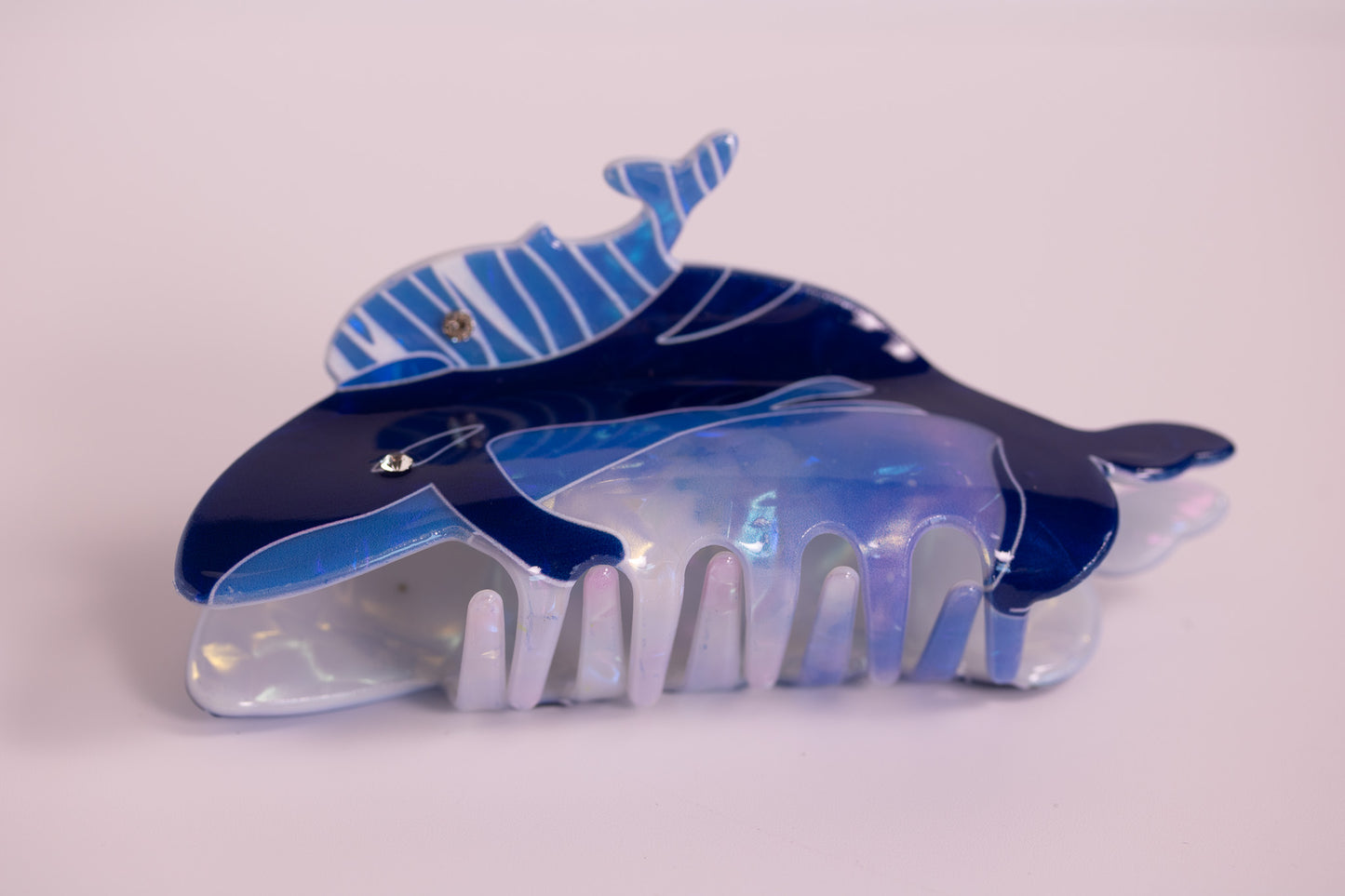 Blue Whale Claw Clip