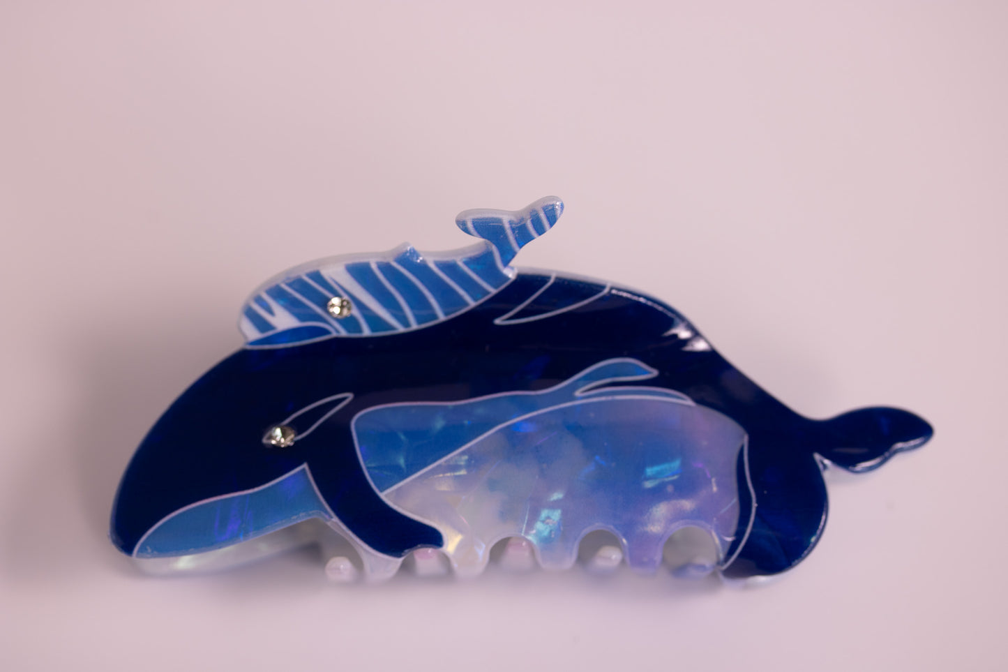 Blue Whale Claw Clip