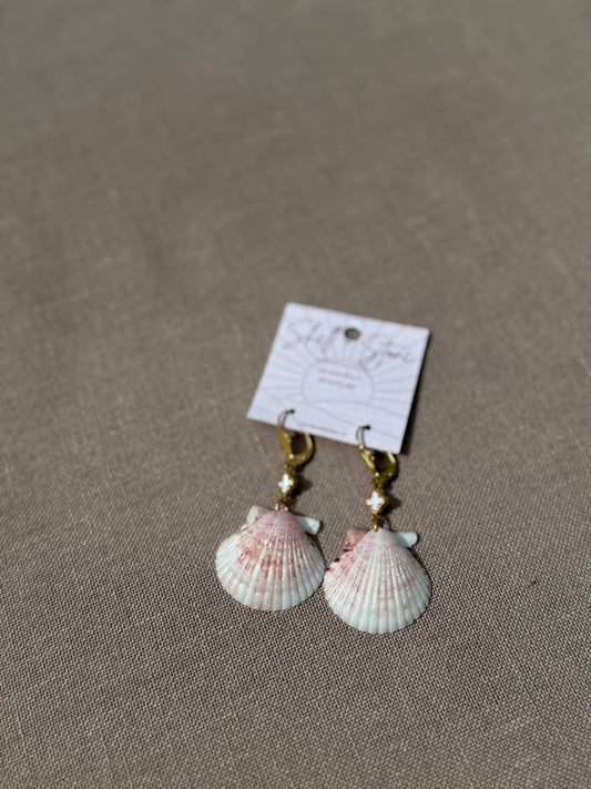 Shellboard Star Earrings