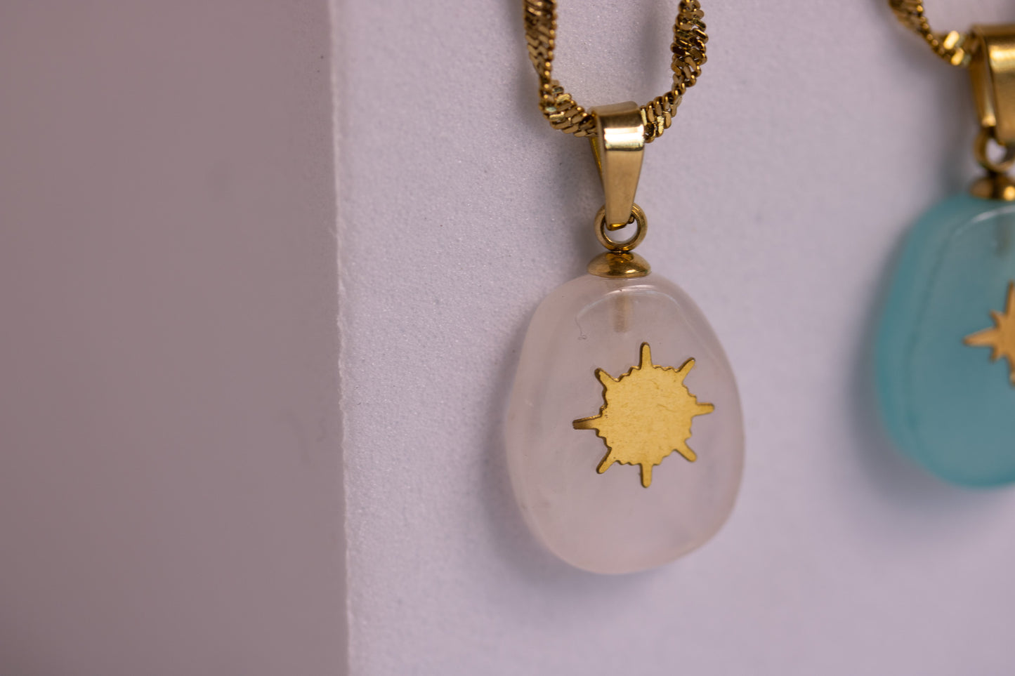 Seamist Pebble Necklace in Various Colors