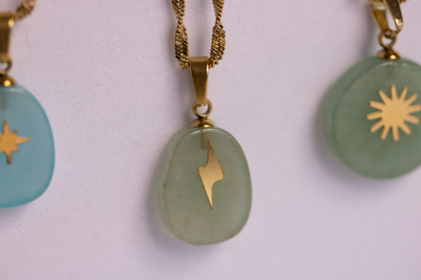 Seamist Pebble Necklace in Various Colors