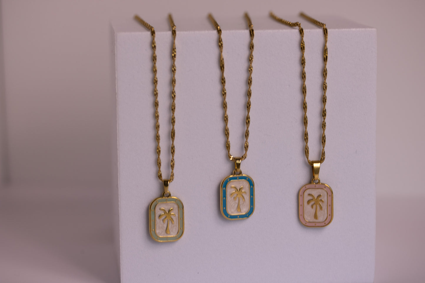 Palm Oasis Necklace in Various Colors