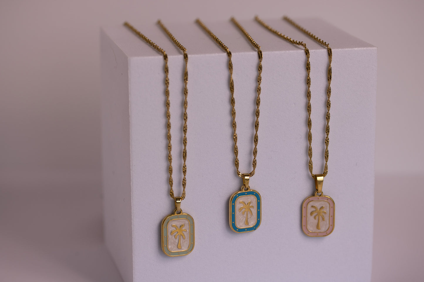 Palm Oasis Necklace in Various Colors