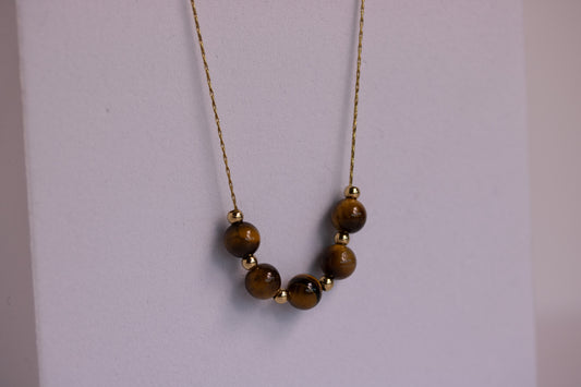 Tiger’s Eye Bead Necklace
