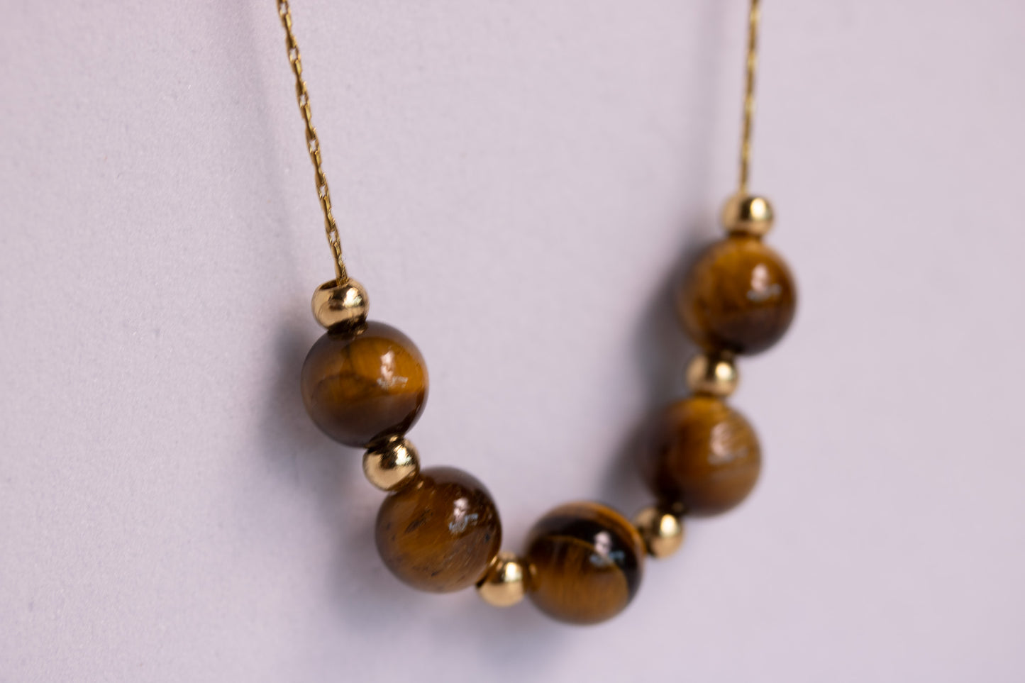 Tiger’s Eye Bead Necklace