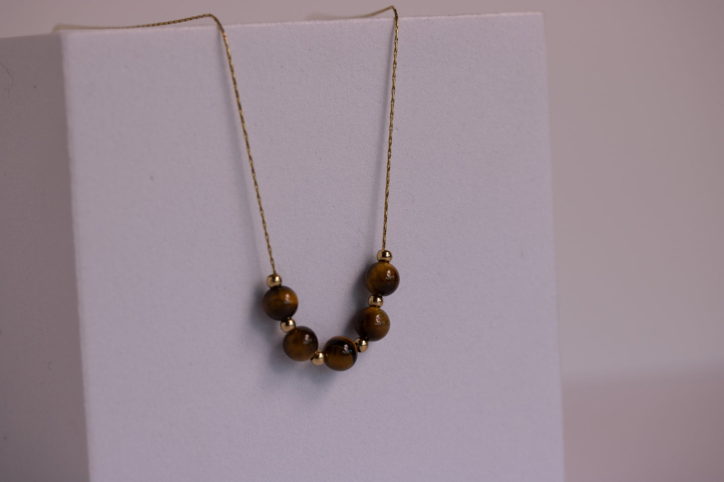 Tiger’s Eye Bead Necklace