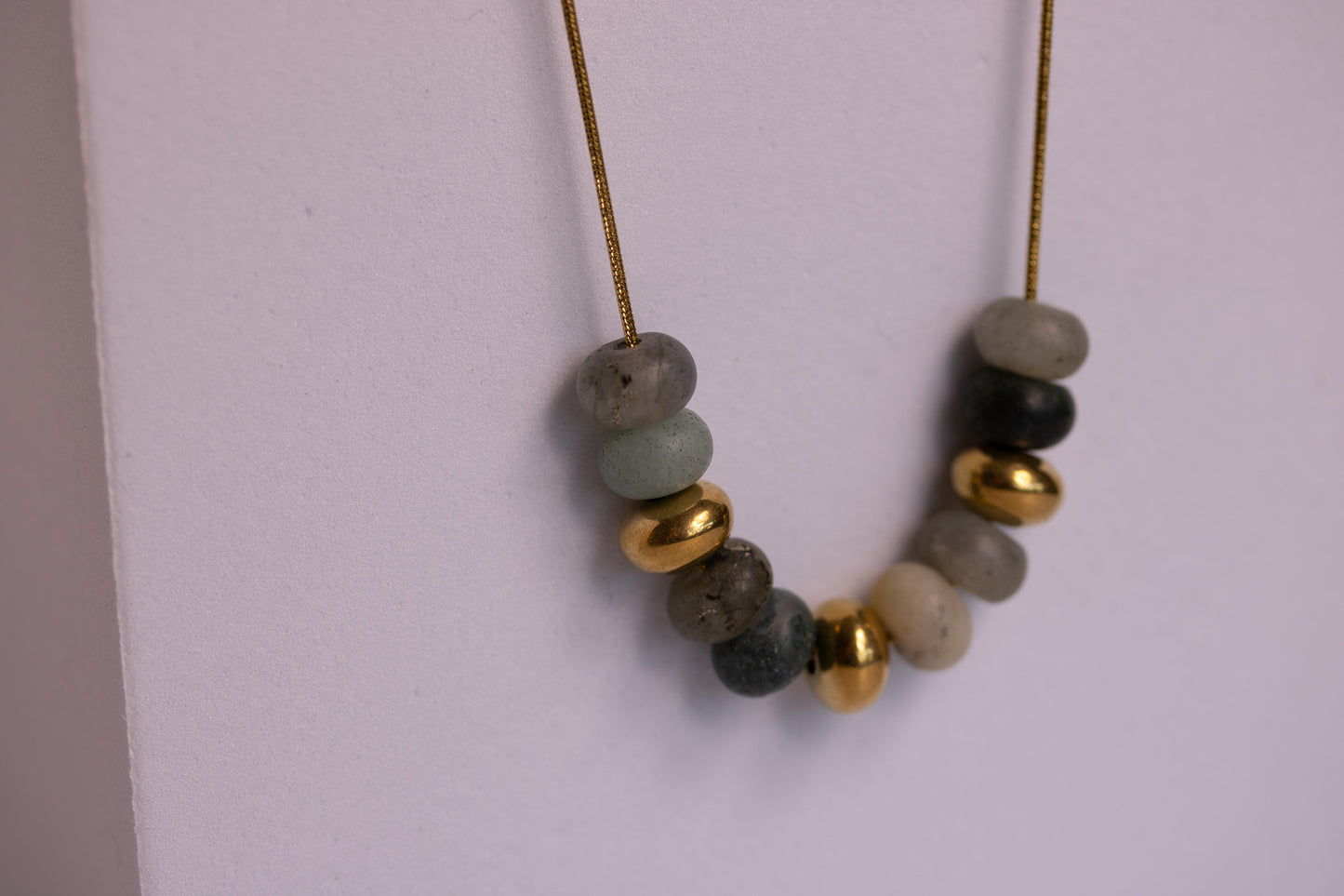Riverstone Bead Necklace