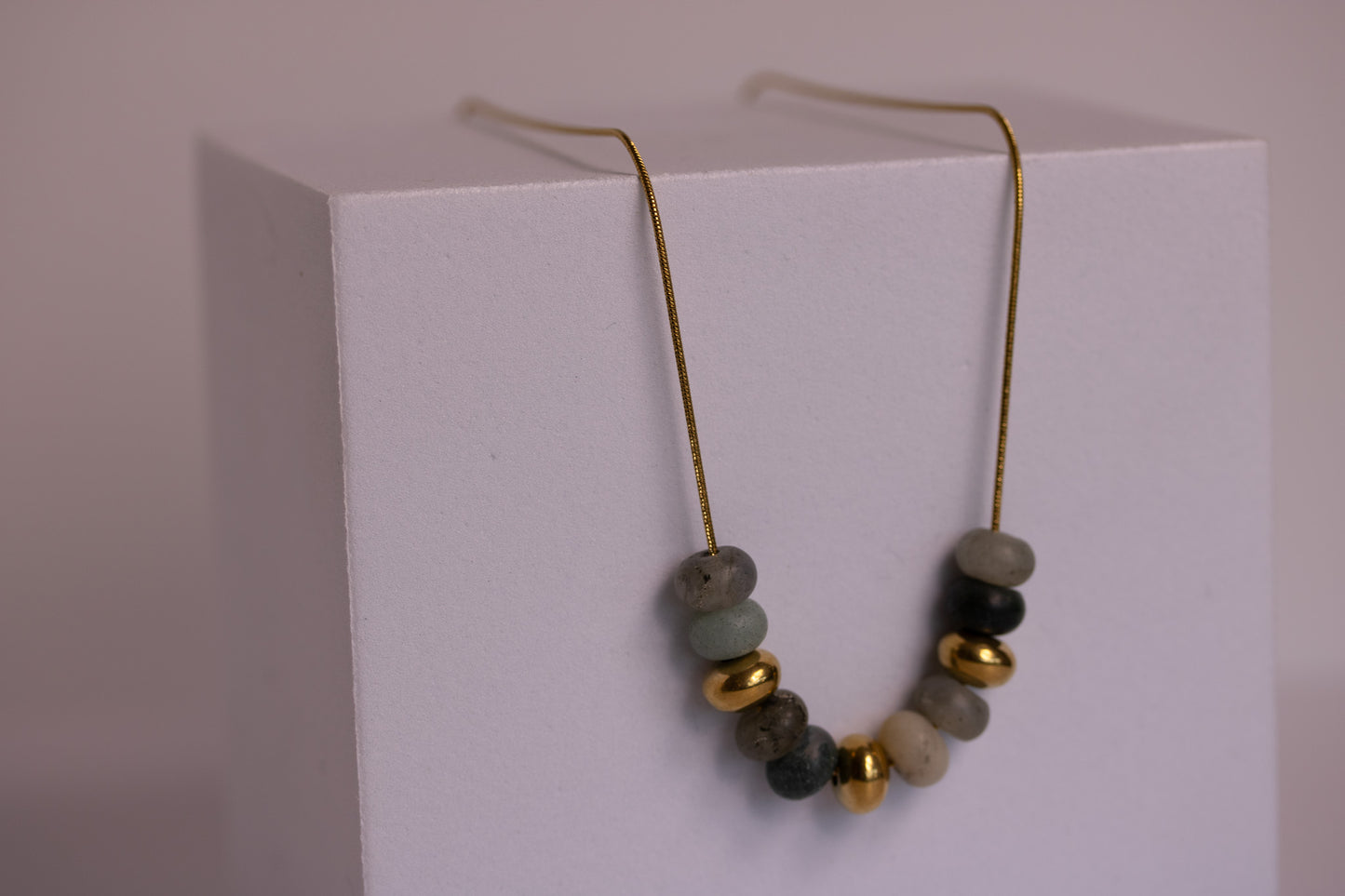 Riverstone Bead Necklace