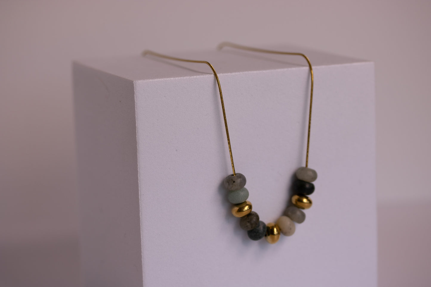 Riverstone Bead Necklace