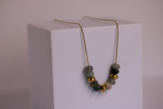 Riverstone Bead Necklace