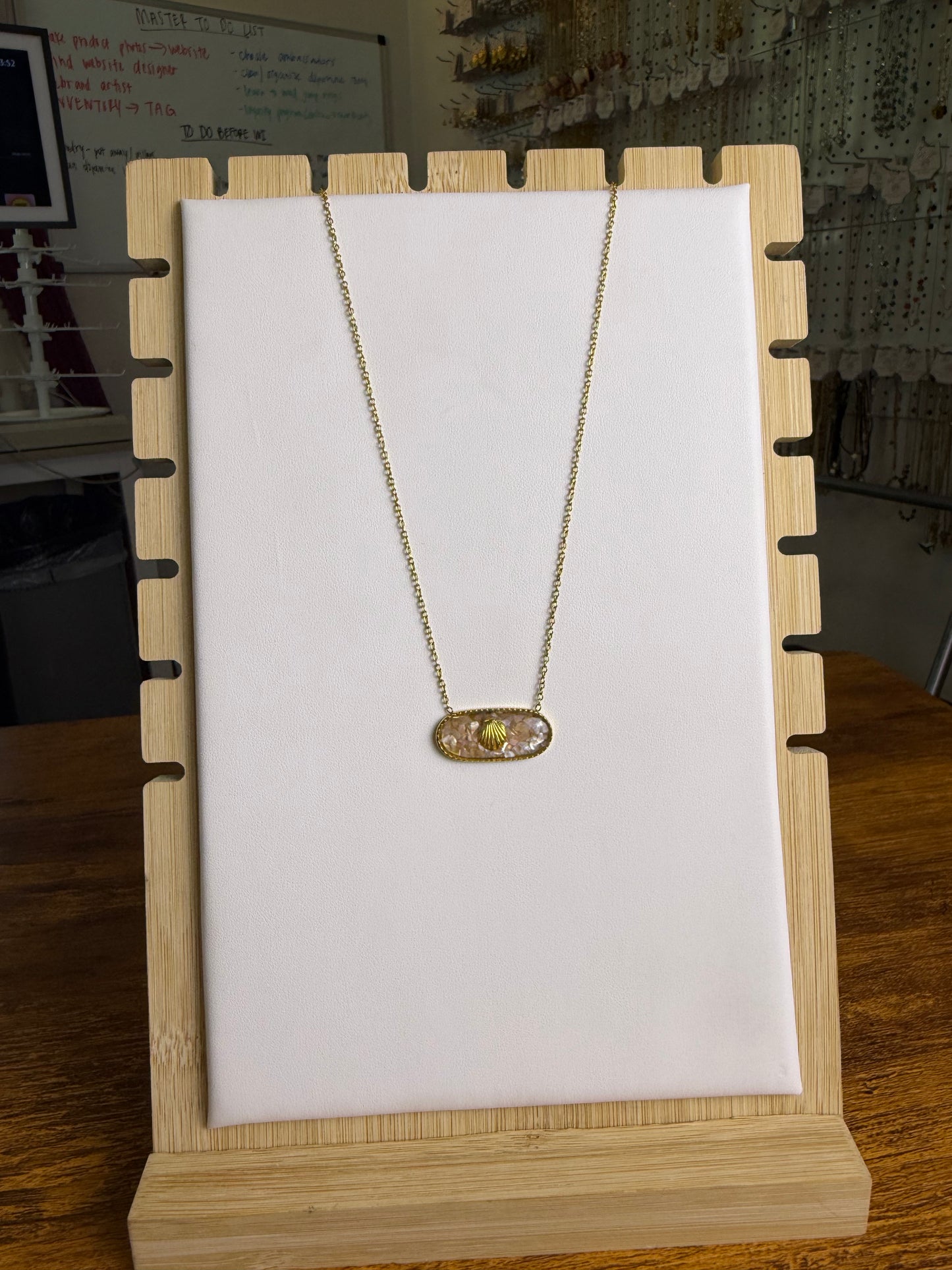 East West Seashell Necklace