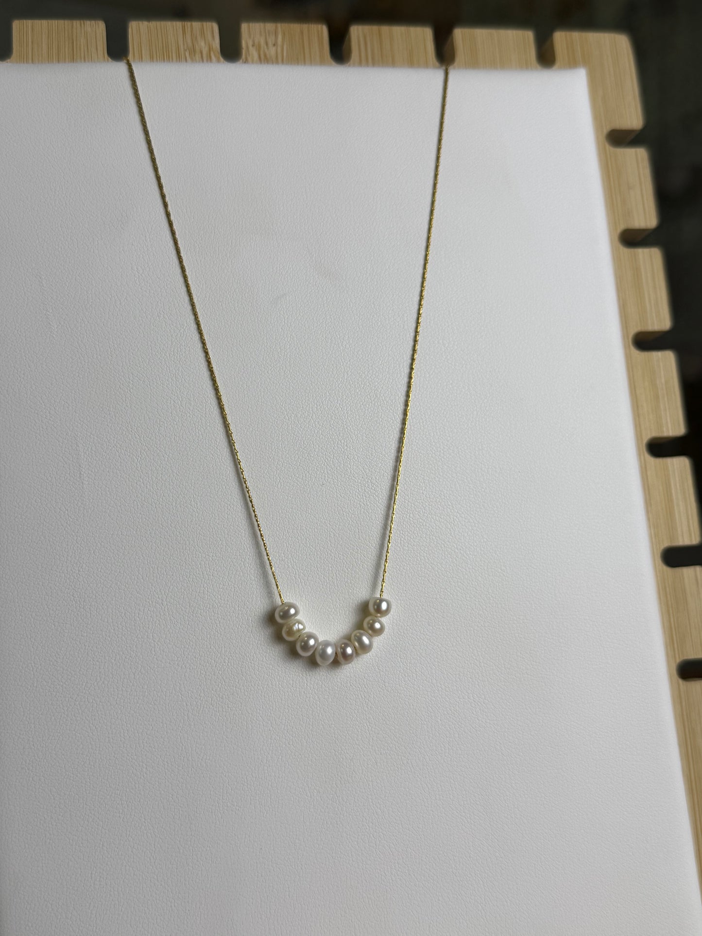Pearl Cluster Necklace