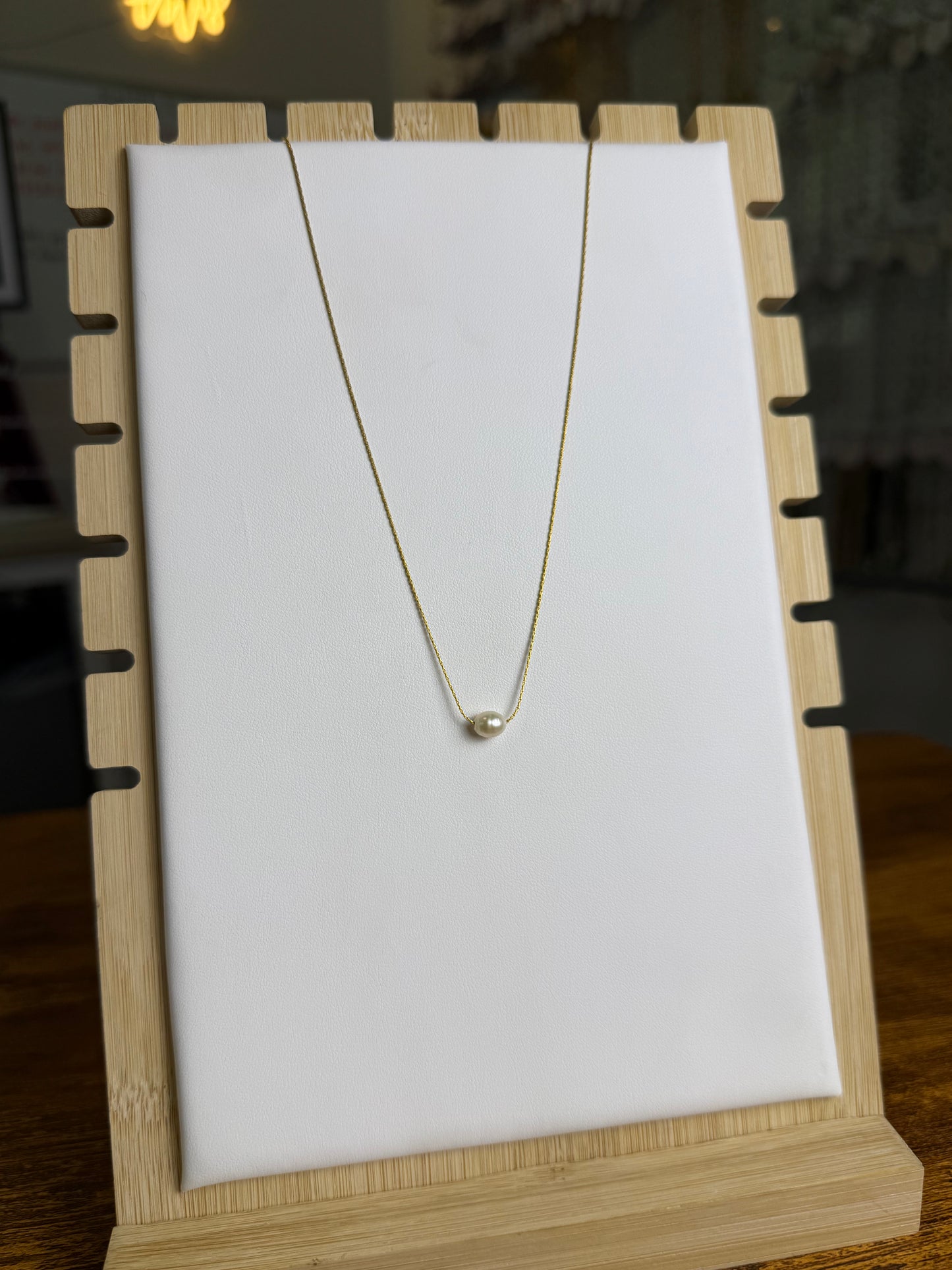 Single Pearl Necklace