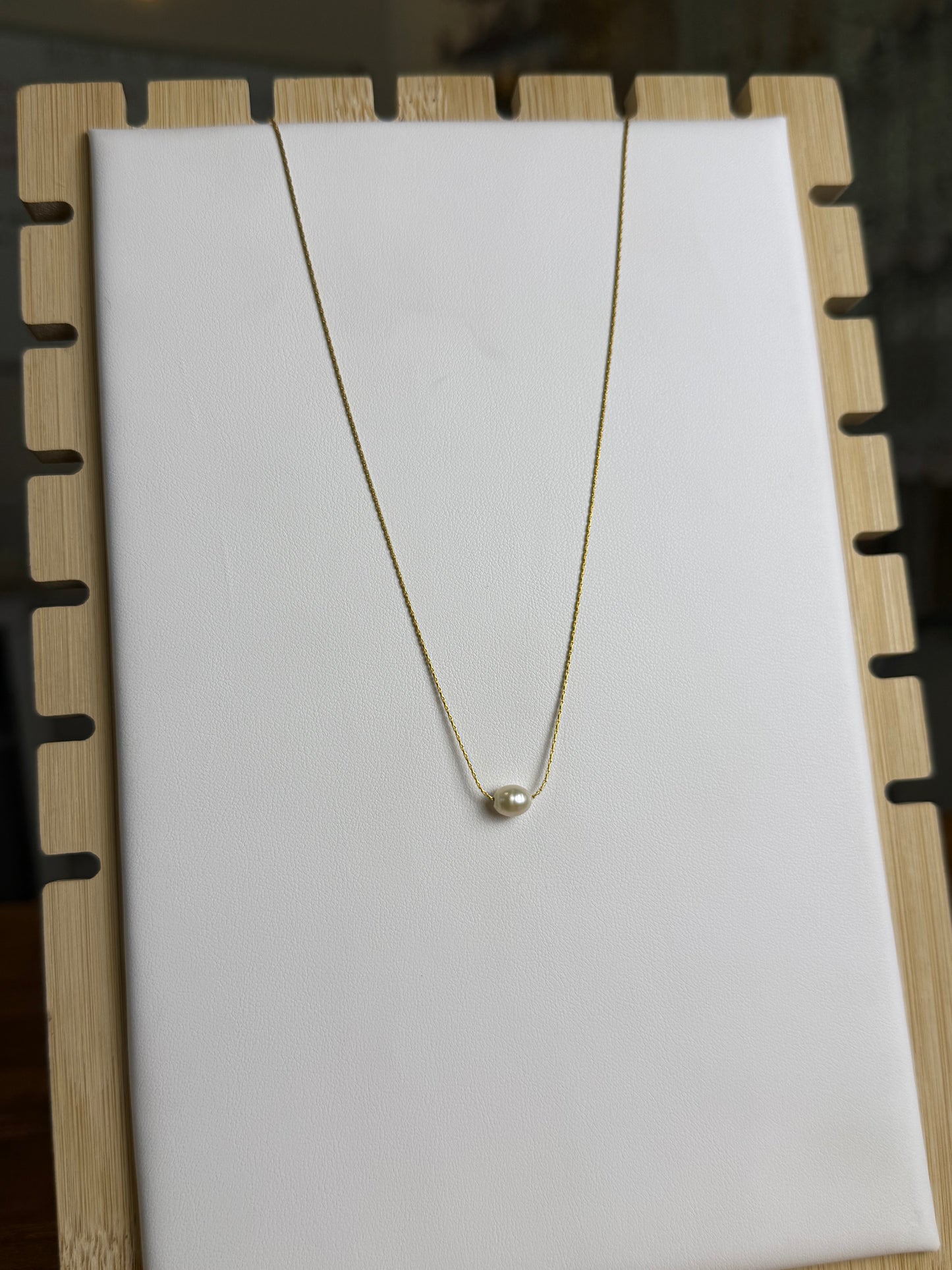 Single Pearl Necklace