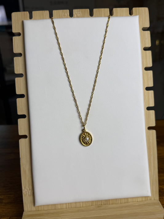 Sun Medallion Necklace