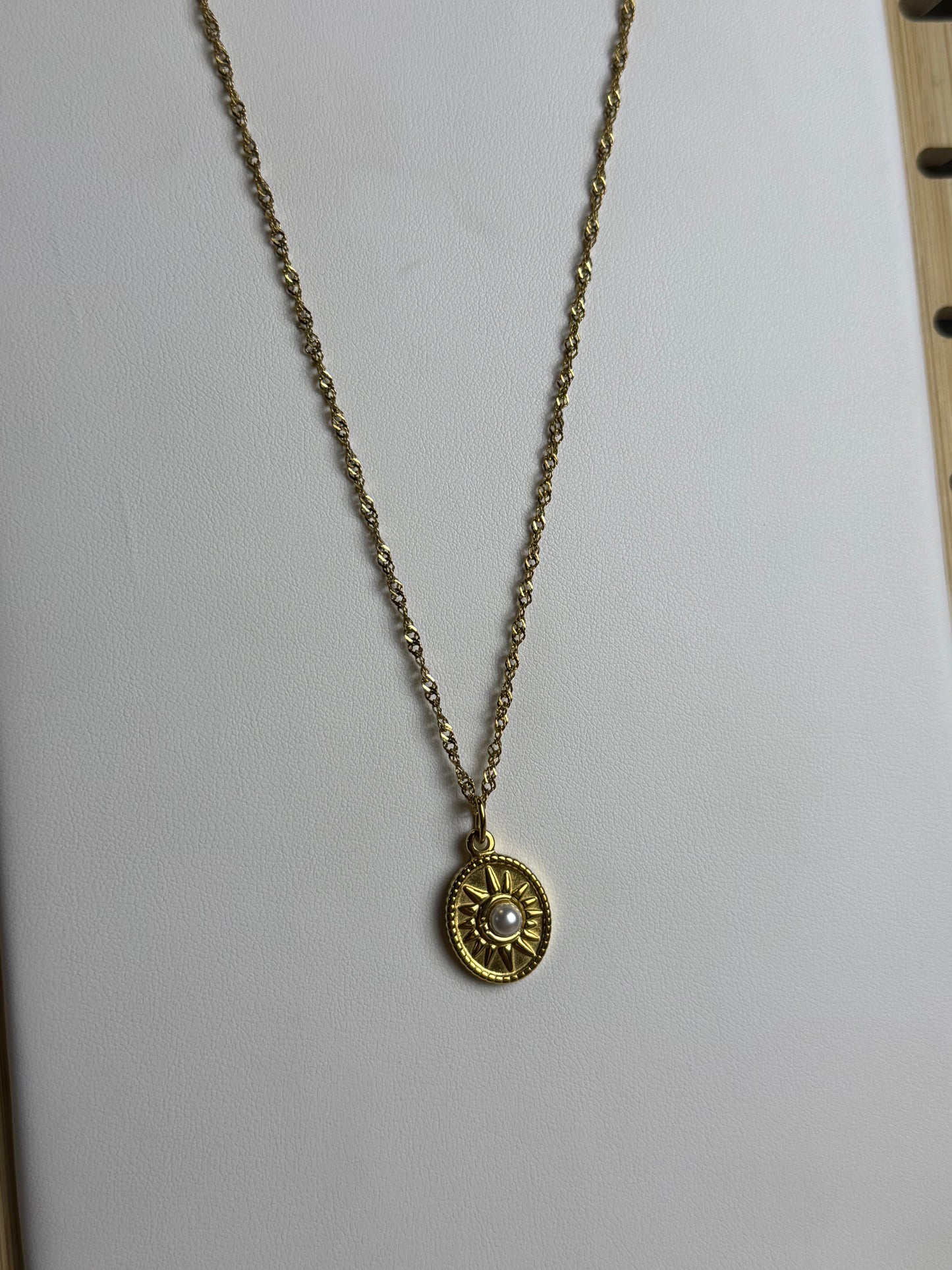 Sun Medallion Necklace