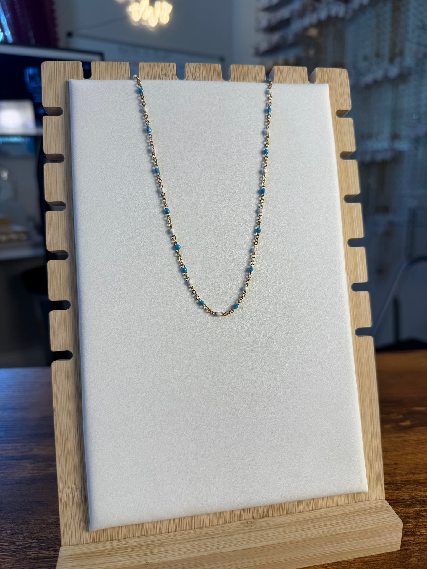 Whitecap Waves Layering Necklace