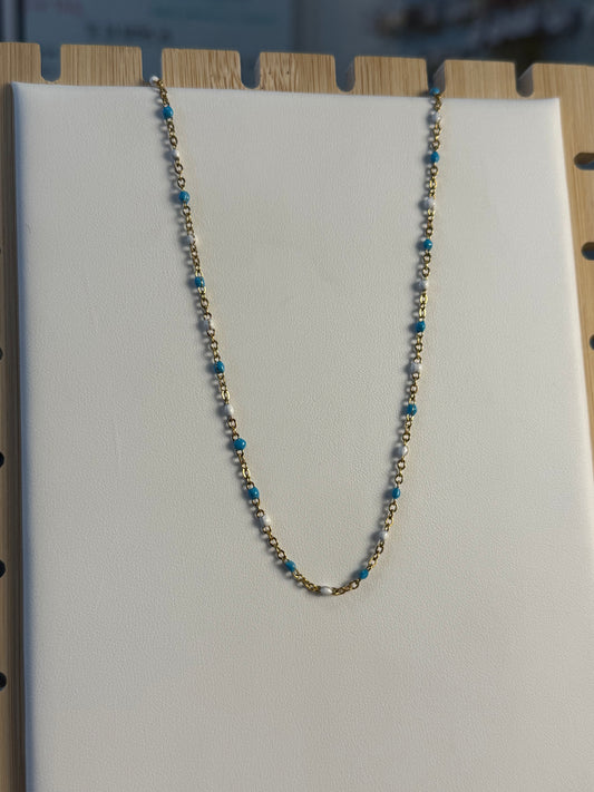 Whitecap Waves Layering Necklace