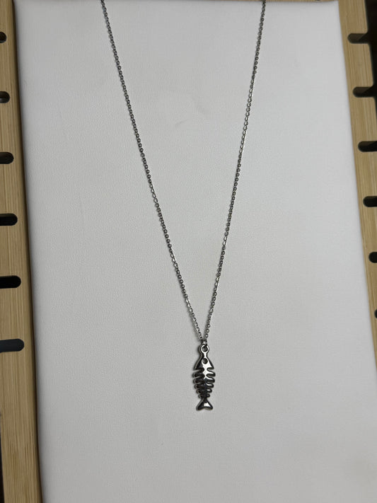Sardine Bone Necklace