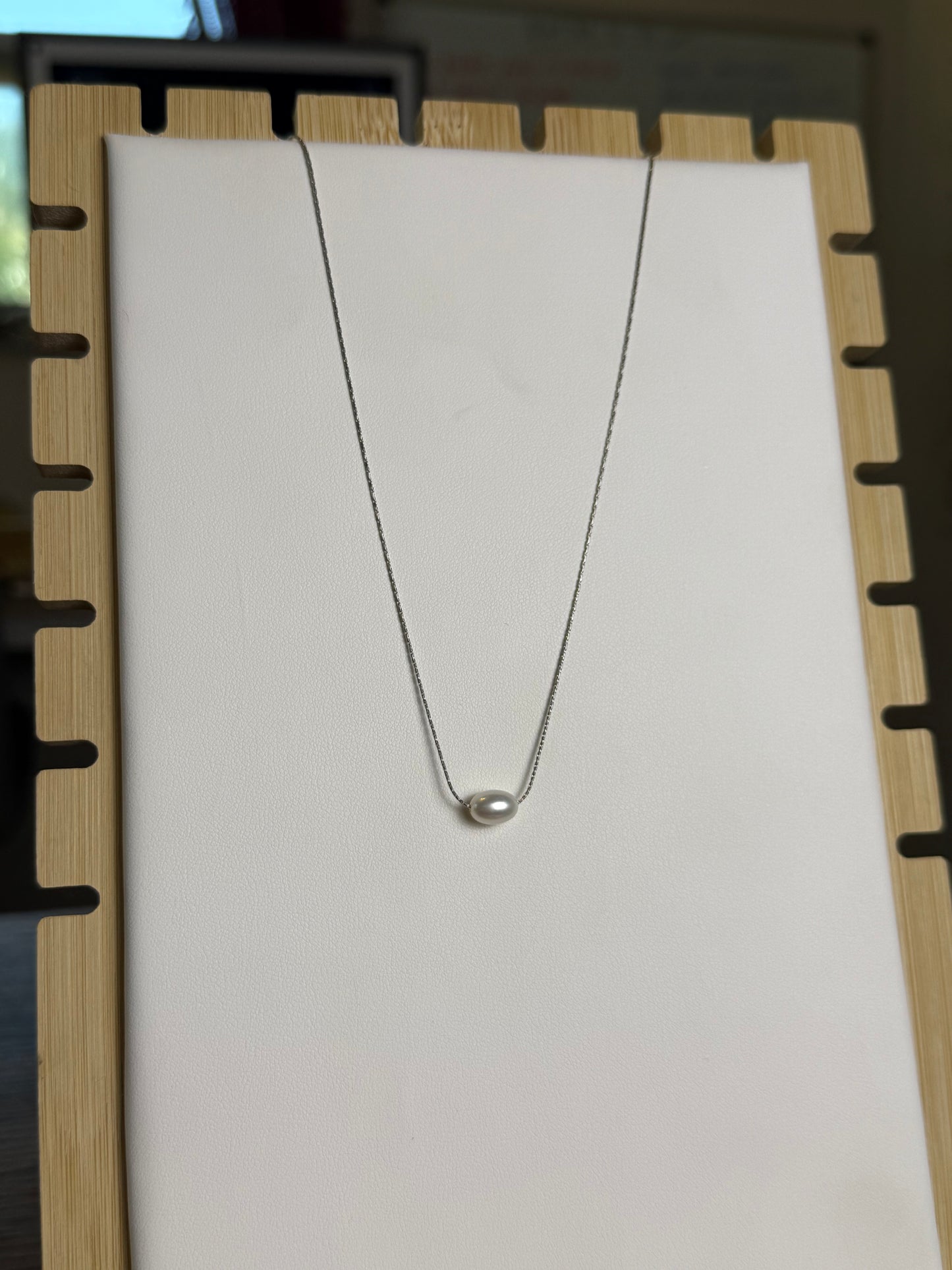 Single Pearl Necklace