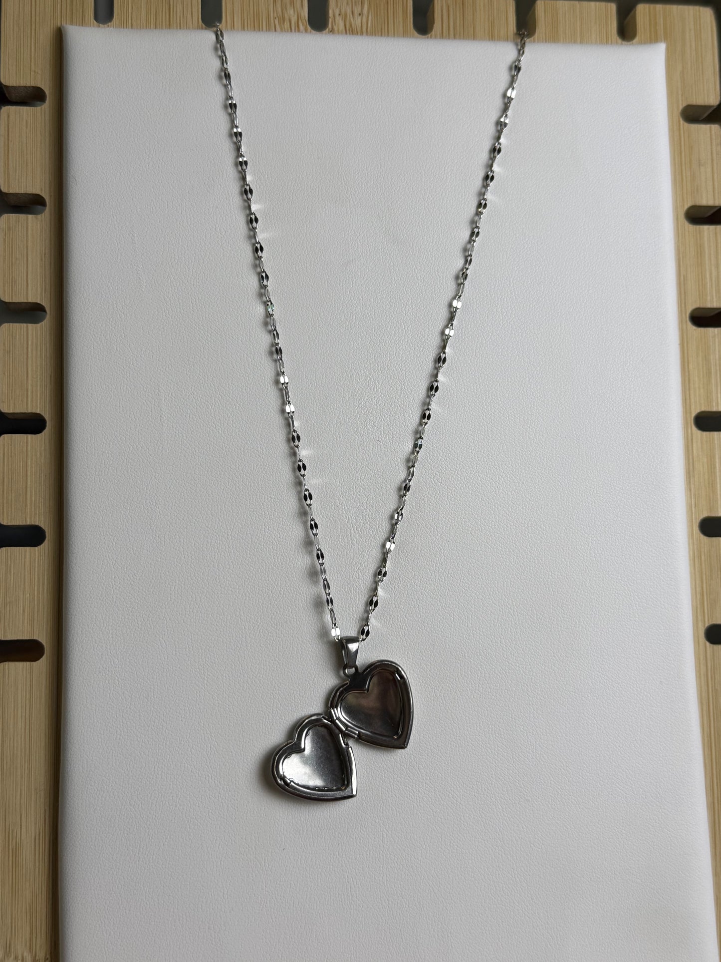 Silver Locket Necklace