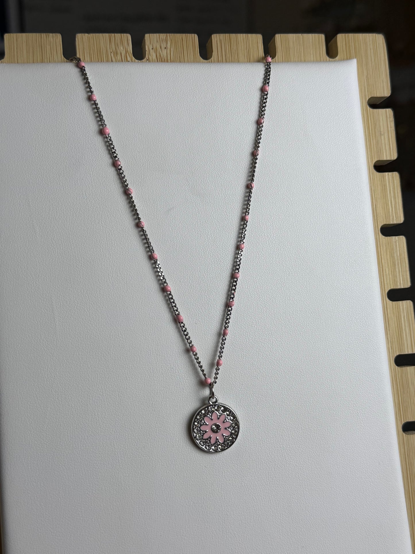 Flower Coin Necklace