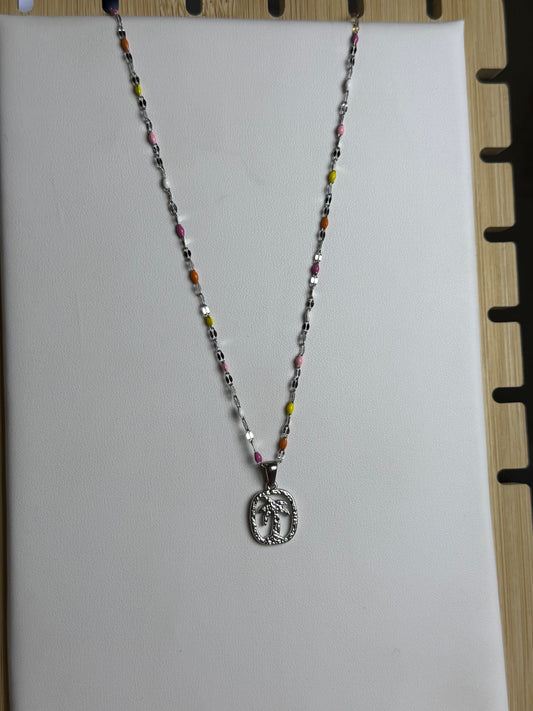 Saltwater Confetti Palm Necklace