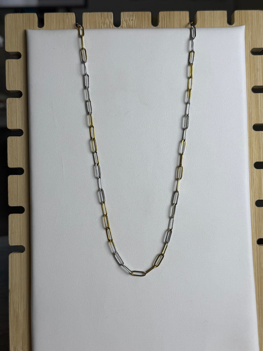 Two Toned Layering Necklaces