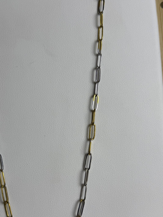 Two Toned Layering Necklaces