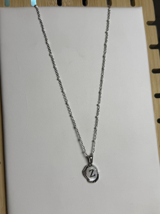 The Seaside Initial Necklace - Dotted Edition