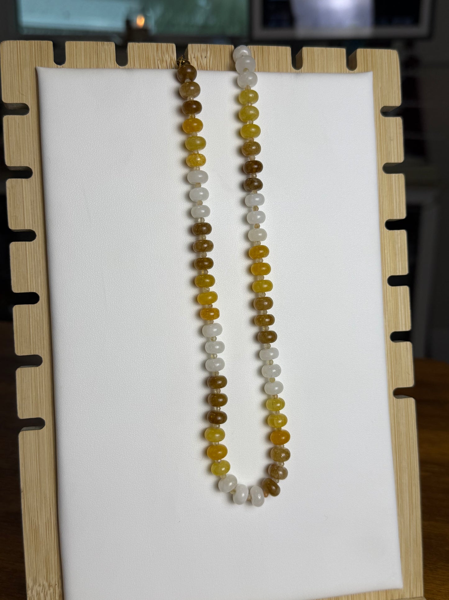 Honey Beaded Necklace