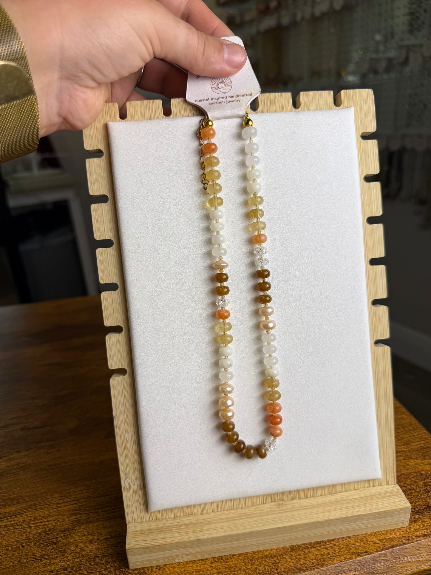 Mixed Stone Beaded Necklace