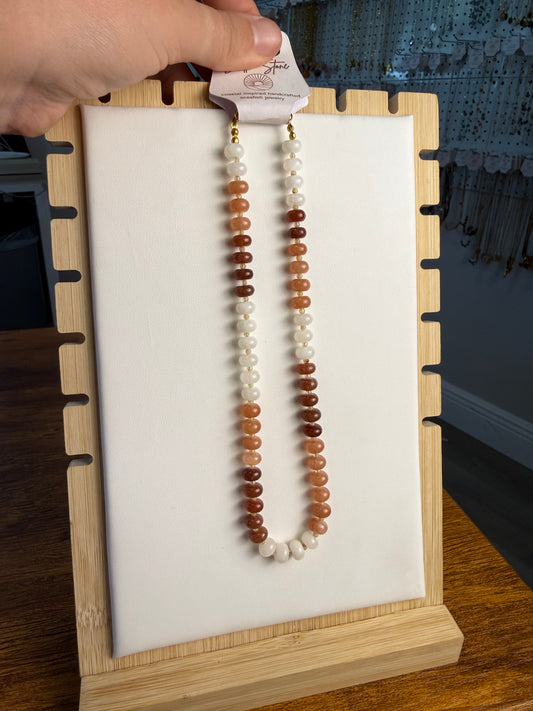 Mixed Berry Beaded Necklace