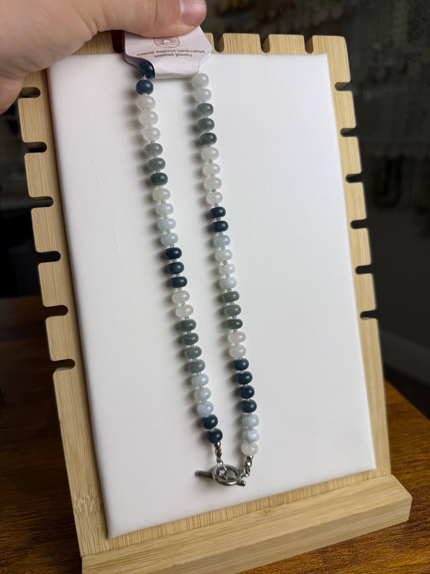 Blue Beaded Necklace
