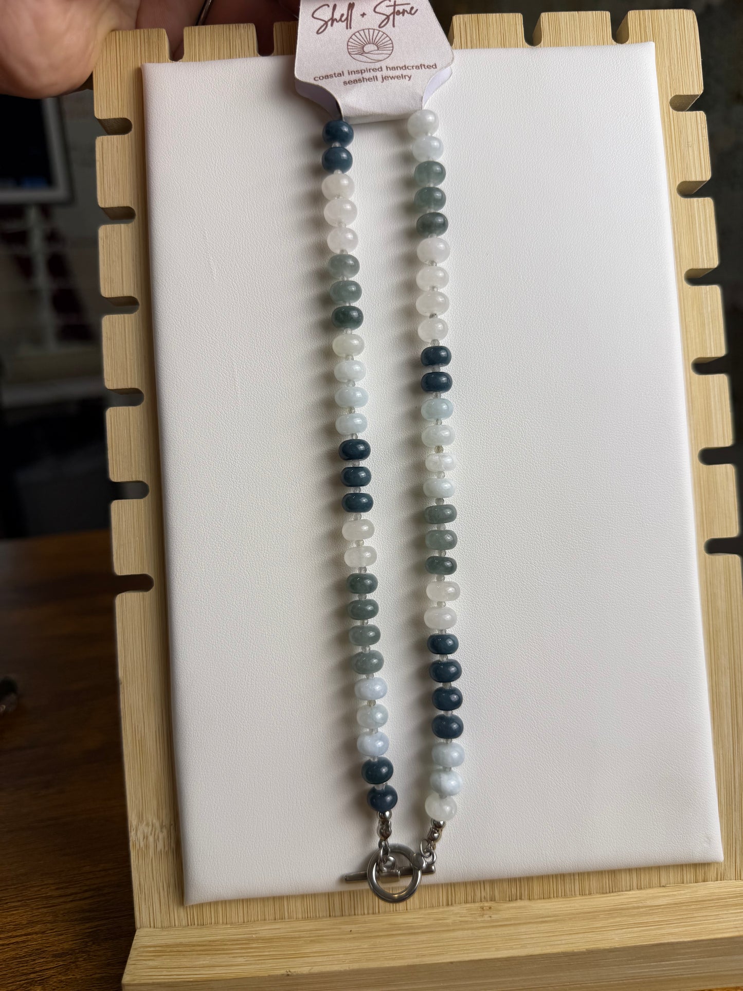 Blue Beaded Necklace