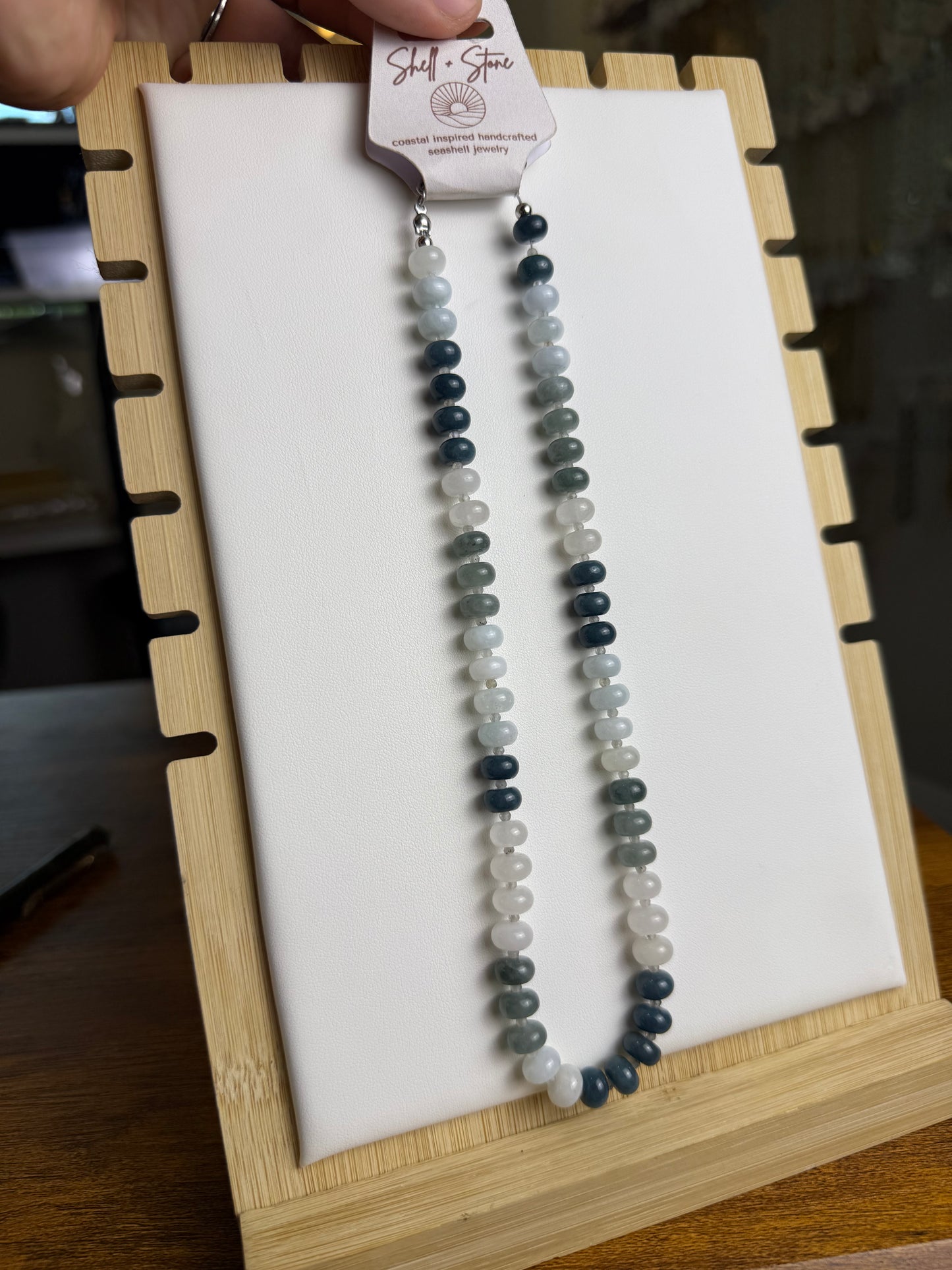 Blue Beaded Necklace