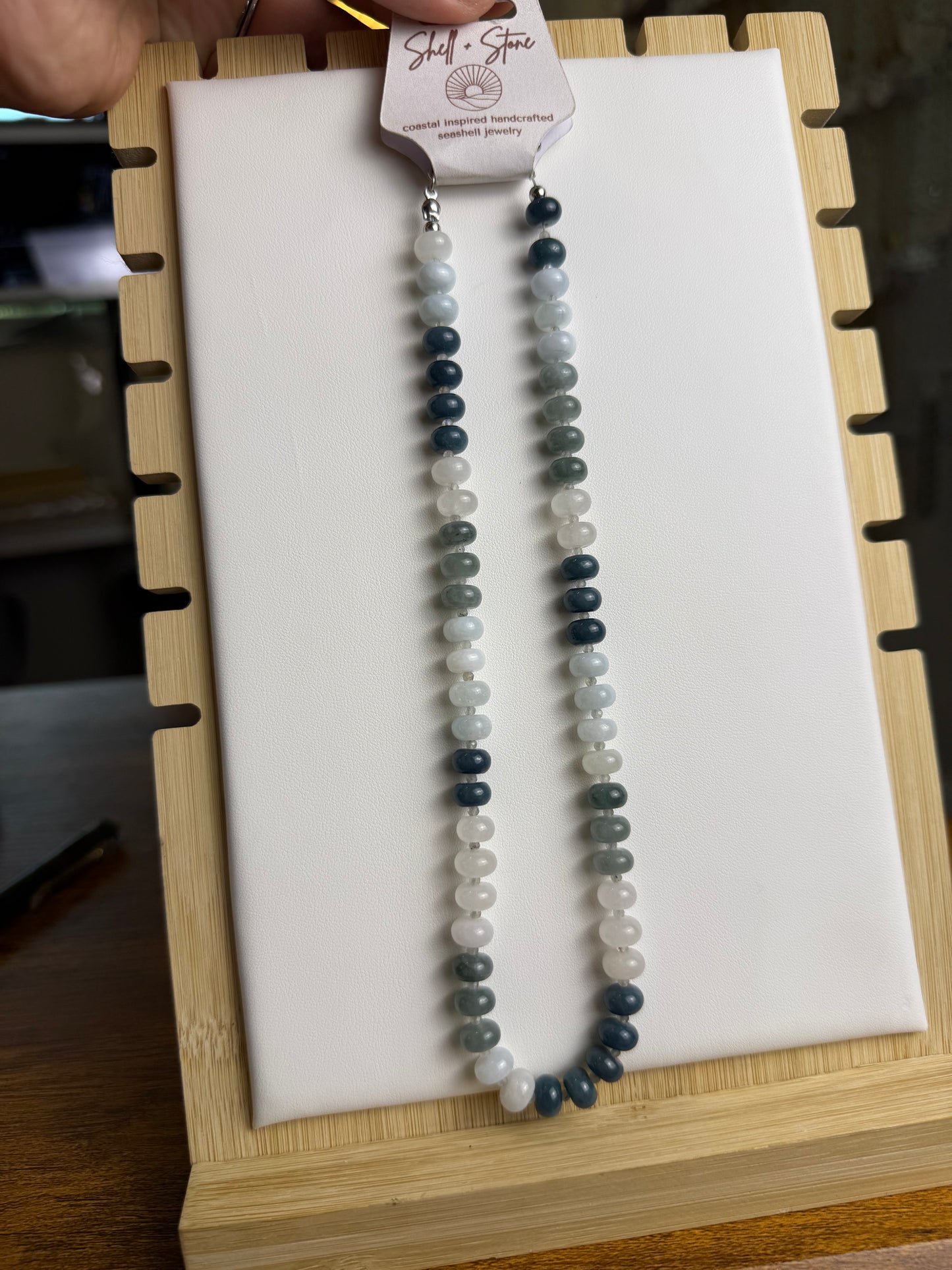 Blue Beaded Necklace