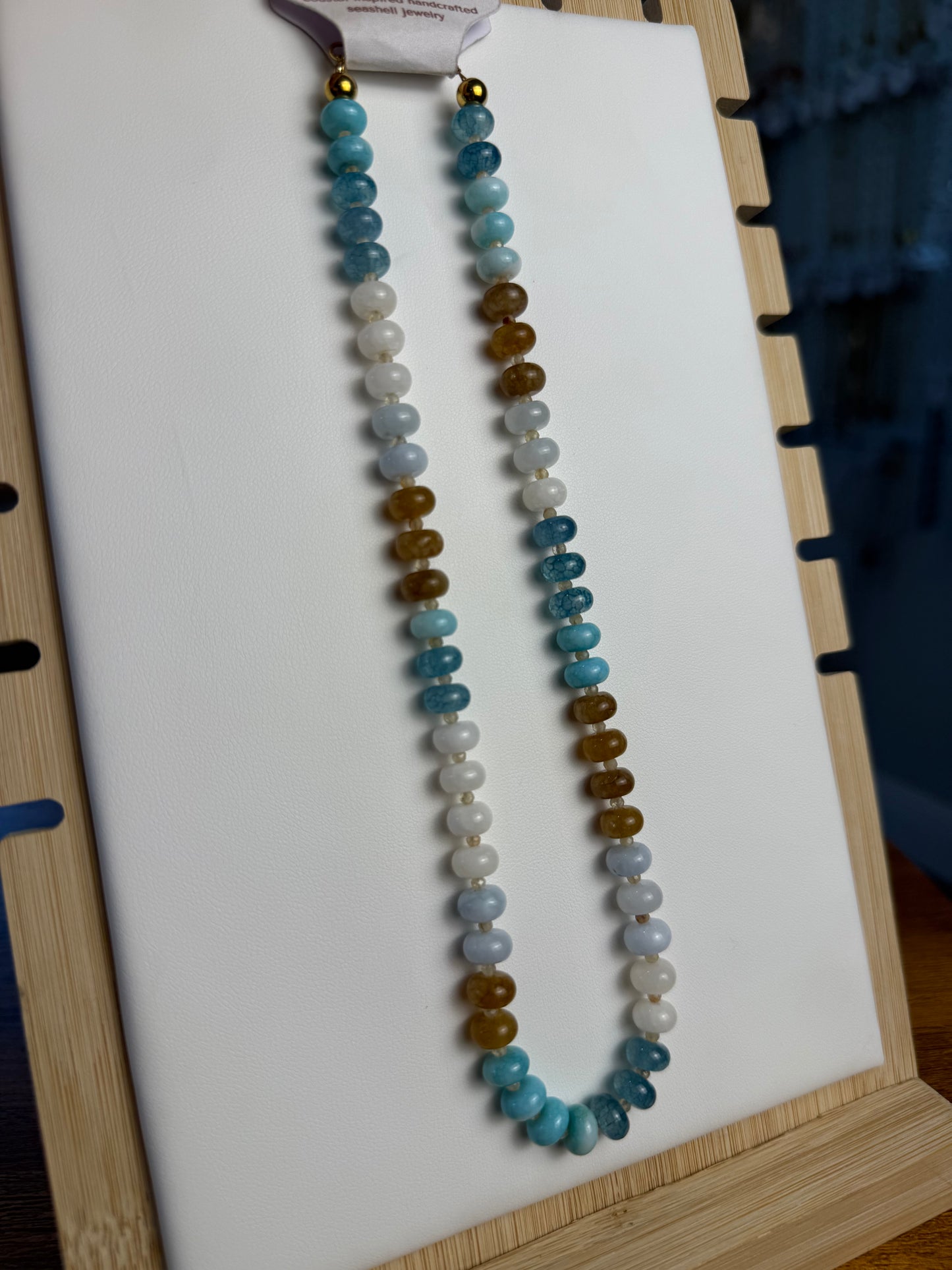 Beach Sands Beaded Necklace